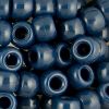 Pony Beads, 9x6mm, Opqaue Navy Blue (650 Pieces) 