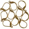 15mm Plain Leverback Earring, 14k Gold Filled (2 Pieces) 