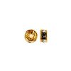4.5MM Rhinestone Rondelles (BULK) Crystal/Gold (144 Pieces) 