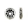 10MM Rhinestone Rondelles (BULK) Crystal/Silver (144 Pieces) 
