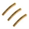 Rhinestone Bar (Blk Diamond/Gold) (6 Pieces) 