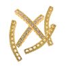 Rhinestone Bar (Crystal/Gold) (6 Pieces) 