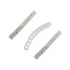 Rhinestone Bar (Crystal/Silver) (6 Pieces) 