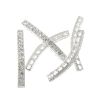 Rhinestone Bar (Crystal/Silver) (6 Pieces) 