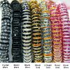 8MM Rhinestone Rondelles (BULK) Choose Color (144 Pieces) 