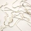 Flat Fishhook Earwires - Sterling Silver (20 Pieces) 