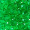 Tr. Mint - Faceted Transparent Plastic Beads (Choose Size) (Pack) 