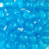 Pony Beads, 9x6mm, Transparent Turquoise (650 Pieces) 