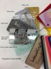 Lucite Charms, Large Rectangle, 45 X 80mm, CHOOSE COLOR (6 Pieces) 