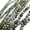 12mm Smooth Round African Turquoise Beads (16