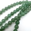 Smooth Round, Green Aventurine Beads, Choose Size (16