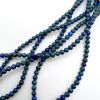 Smooth Round, Azurite Gemstone Beads, Choose Size (16