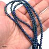 Smooth Round, Azurite Gemstone Beads, Choose Size (16