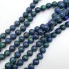 Smooth Round, Azurite Gemstone Beads, Choose Size (16