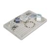 Mini Bead Board with Lid, 3 Straight Channels, 7.75 x 11.25
