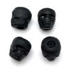 Skull Beads Matte Black (144 Pieces) 
