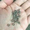 4x6mm Large Hole, Metal Spacer Bead, Imitation Rhodium (72 Pieces) 
