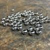 4x6mm Large Hole, Metal Spacer Bead, Imitation Rhodium (72 Pieces) 