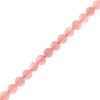 6mm Smooth Round, Natural Rose Quartz Beads (16