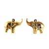 Vintage Elephant Gold Plated Charms - 16.5mm (72PCS) 