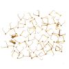 Triangle Ice Pick Bail, 10mm, Gold (72 Pieces) 
