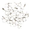 Triangle Ice Pick Bail, 10mm, Imit. Rhodium (72 Pieces) 