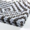 Small Black & Clear Faceted Bead Purse 