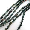 4mm Smooth Round, Bloodstone Beads (16