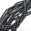 6mm Smooth Round, Blue Tiger Eye Bead (16