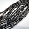 8mm Smooth Round, Blue Tiger Eye Bead (16