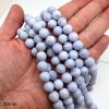 10mm Smooth Round, Blue Lace Agate (16