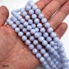 Smooth Round, Blue Lace Agate, Choose Size (16