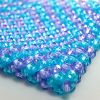 Small Blue & Purple Faceted Bead Purse 