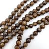 8mm Smooth Round, Bronzite Beads (16