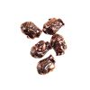 Buddha Head Beads - Antique Copper Plate - 9.5 x 13mm, 2.5mm Hole (3 Pieces) 
