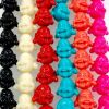 18mm Buddha Head Bead -Coral (22 Pieces) 