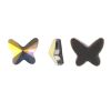 Swarovski 2854 AB Butterfly Flatback Rhinestone-Crystal AB (7mm x 8mm) (12PCS) 