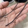 2MM Wax Cotton Cord & Stringing Material, Black (75 Yards) 
