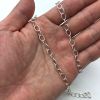 BULK! 7mm x 5mm Cable Chain, Brass Metal, Gold-Plated (25 Foot Spool ) 