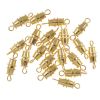9mm Large Barrel Screw Clasp, Gold-Plated (36 Pieces) 