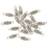 9mm Large Barrel Screw Clasp, Silver-Plated (36 Pieces) 