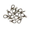 Brass Lobster Claw Clasp, 12mm, Black Oxide (36 Pieces) 
