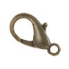 Lobster Claw Clasp, 15mm, Antique Brass (36 Pieces) 