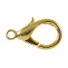 Lobster Claw 15X7.5MM Gold-Plated (36 Pieces) 