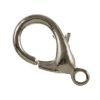 Lobster Claw 15X7.5MM Im.Rhodium (36 Pieces) 