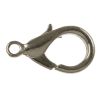 Lobster Claw 18 X 9.5MM Im.Rhodium (36 Pieces) 