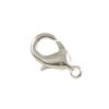 Lobster Claw Clasp, 12mm Silver-Plated, Brass Material (36 Pieces) 