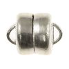 Small Magnetic Clasp, 5mm, Silver (6 Pieces) 