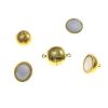 Magnetic Ball Clasp, 14mm, Gold (2 Pieces) 