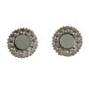 Magnetic Rhinestone Clasp, 13mm, Silver (3 Pieces) 